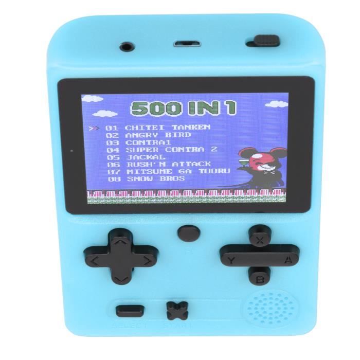 Mini Console Portable 500 Jeux En 1 G5 - Écran HD 3 Pouces Rechargeable - Pour Enfants Et Adultes