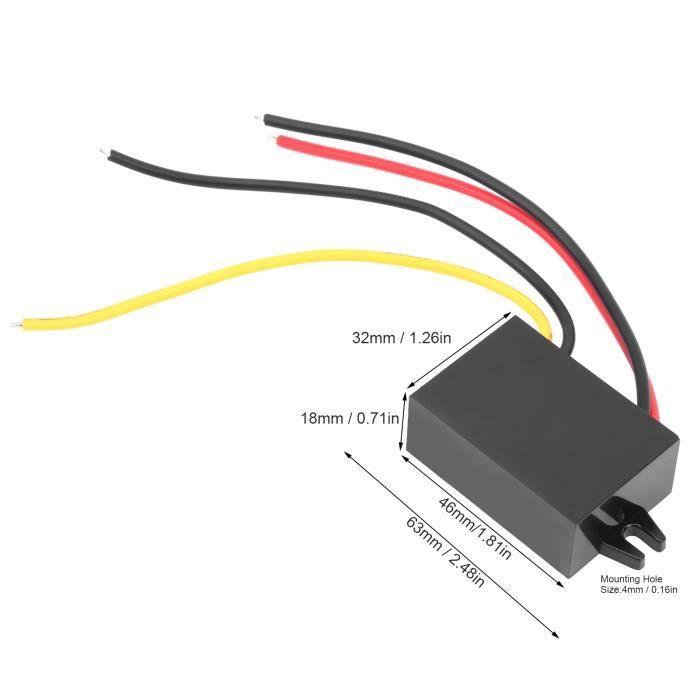 Convertisseur Tension Haute Performance Convertisseur De Puissance DC-DC 12V/24V Vers 6V - Haute Performance - Marque Générique Abaisseur De Tension