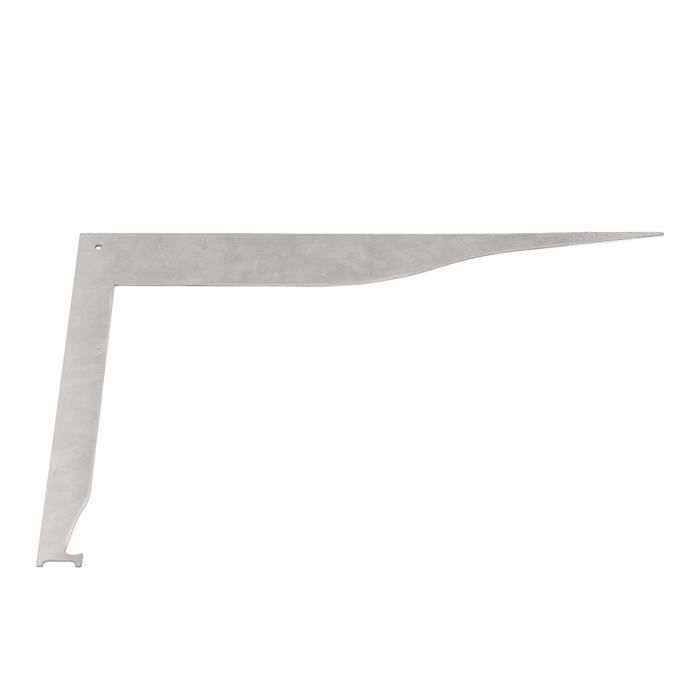 Barre De Pompier 2,72 M Grise – Antidérapante Métal 40 Mm, Plaque Fixation, Pour Escalade Et Jeu