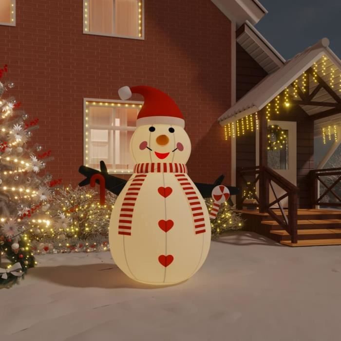 Bonhomme de Neige Gonflable de Noël avec Lumières LED,120cm Bonhomme de Neige  Gonflable pour Jardin Extérieur Décoration de Noël - Cdiscount Maison