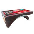 BILLARD AMERICAIN NEUF Snooker table de poll biljart salon 7 ft - NAPOLEONE table de billard, DIMENSIONS RÉGLEMENTAIRES, Rouge-1