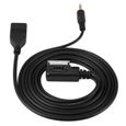 Drfeify câble USB AUX Câble adaptateur audio AUX USB de voiture pour Mercedes Benz C63 E200l CLS E S ML classe-1