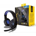 Casque gamer micro-filaire Steelplay HP41 Noir pour PS4-1
