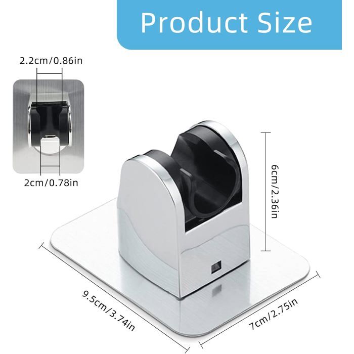 Support Pommeau De Douche Sans Percernull