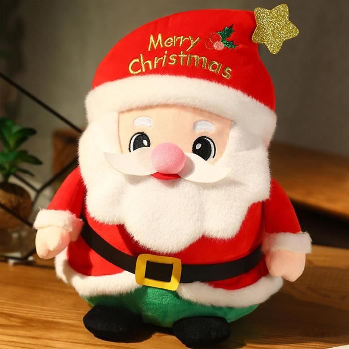 Poupée peluche Père Noël - figurine - peluche - 22 cm - Peluche