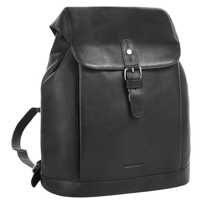 Sac a Dos Harold s Campo Cuir Veritable Noir Cdiscount Bagagerie Maroquinerie