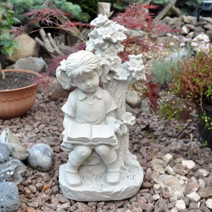 Grande Pierre Massive Ange En Pierre Reconstituée Résistant Au Gel - Décoration Jardin Tombe