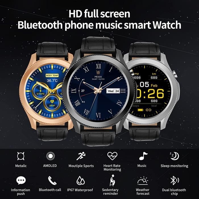 Montre Connect e Intelligente Pression Art rielle Cardio Fr quence