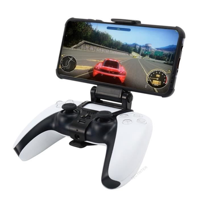 Jeux vidéo,Support de téléphone portable pour manette PS5, support