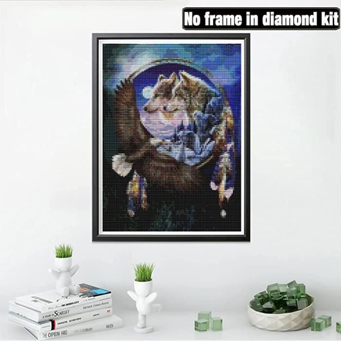 Diamond Painting Adulte Paysage Chutes D'eau - Toile 30x40 Cm, Kit Complet Avec Diamants