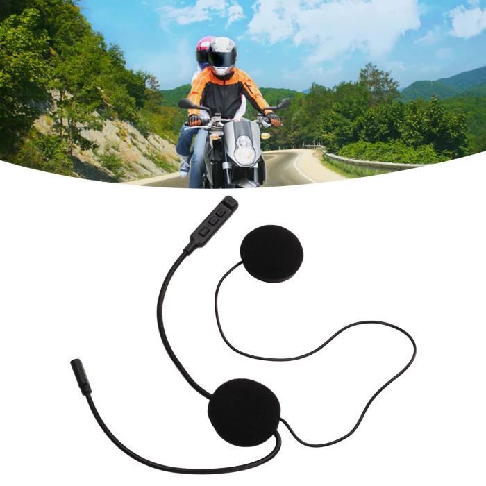 ESTINK Oreillette Bluetooth pour casque de moto Casque de moto
