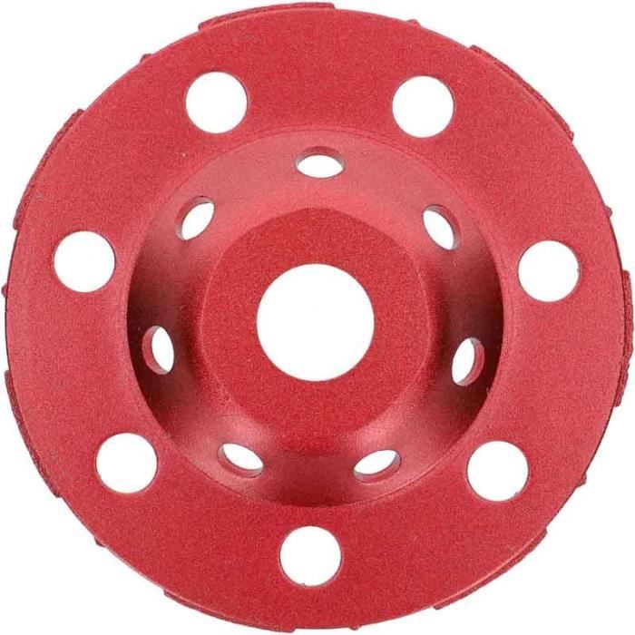 PRODIAMANT Meule Boisseau Diamantée Extra Speed Béton 125 Mm X 22,2 Mm - Ponçage Rapide Et Propre