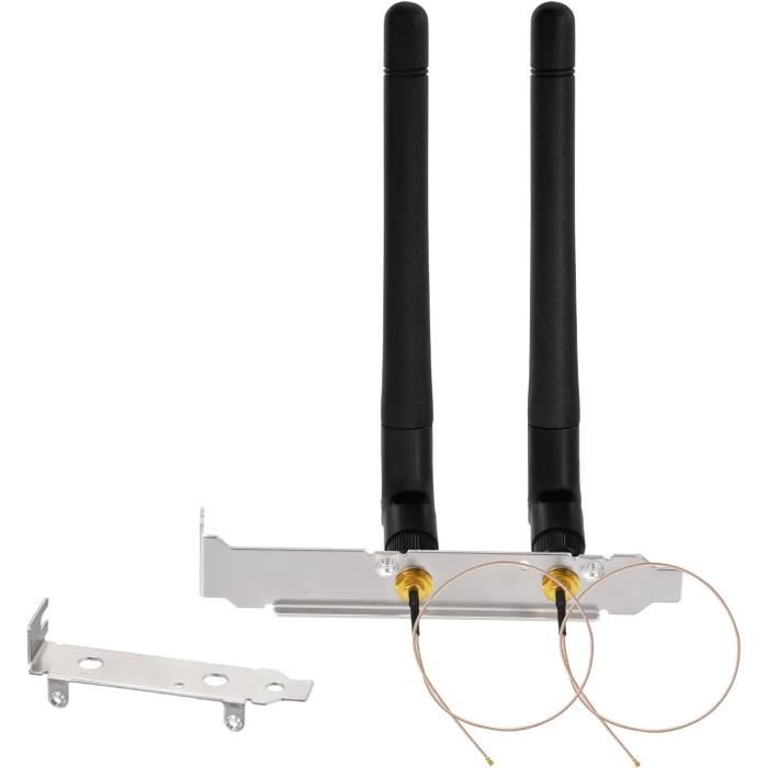 4 Pezzi Antenna WiFi 2.4GHz 5GHz 3dBi Con Cavo Pigtail RP-SMA A U.FL IPEX MHF4 Per Scheda Di Rete Laptop M.2 NGFF Intel