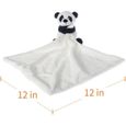 Couverture peluche confort pour bébés nouveau-nés panda - Marque - Modèle - Couleur principale: Blanc-2