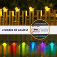 Lampe Solaire Extérieur Jardin BYONDSELF - Éclairage Mural Chaud + Couleur RVB - Étanche IP65-2