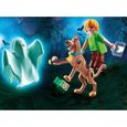 PLAYMOBIL - 70287 - SCOOBY-DOO! Scooby & Sammy avec fantôme - 22 pièces - Garantie 2 ans-2