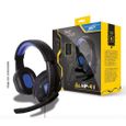 Casque gamer micro-filaire Steelplay HP41 Noir pour PS4-2