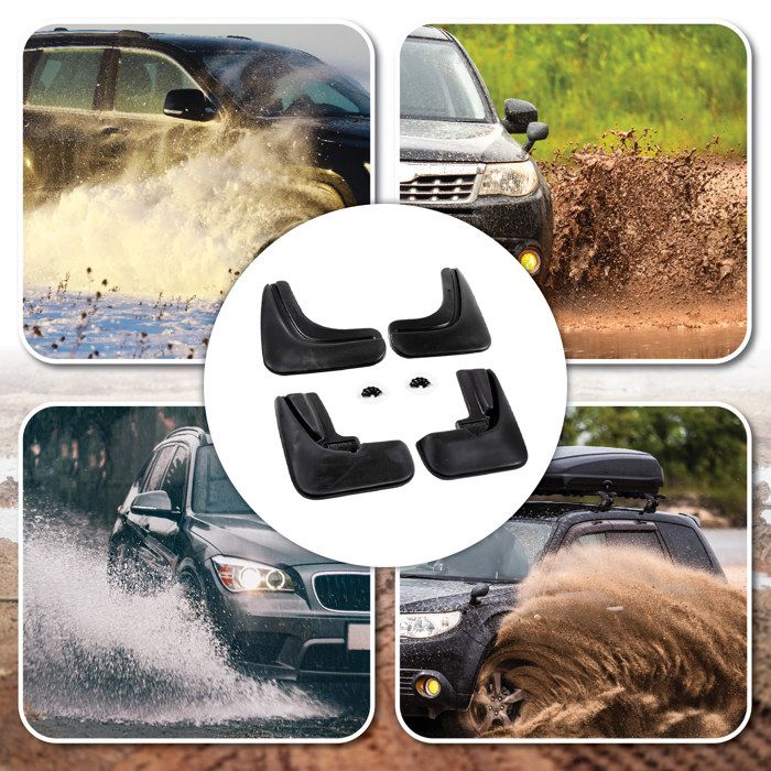 Jeu De 4 Bavettes Garde-Boue Pour Volkswagen T-Roc (2017-2021) - Faciles à Monter - Protection Anti-Éclaboussures - 3