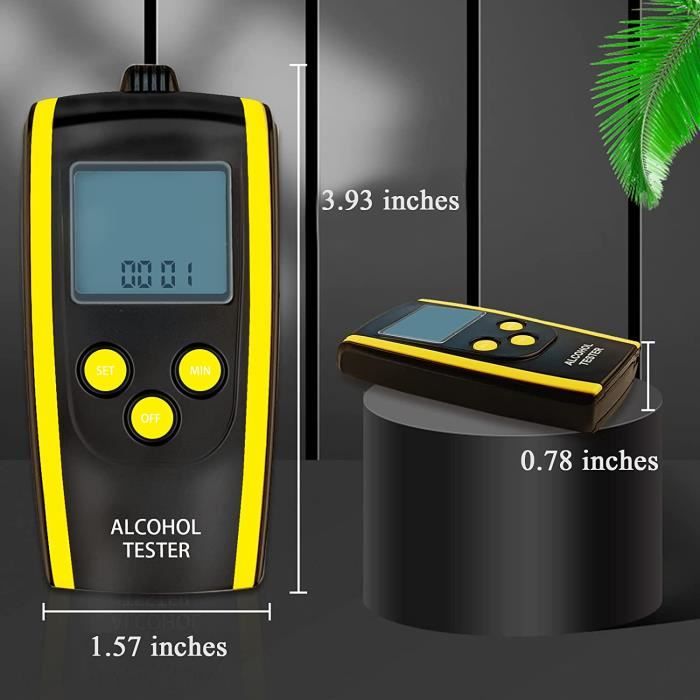 Testeur D'alcool ABS LCD Affichage Numérique Testeur D'alcool