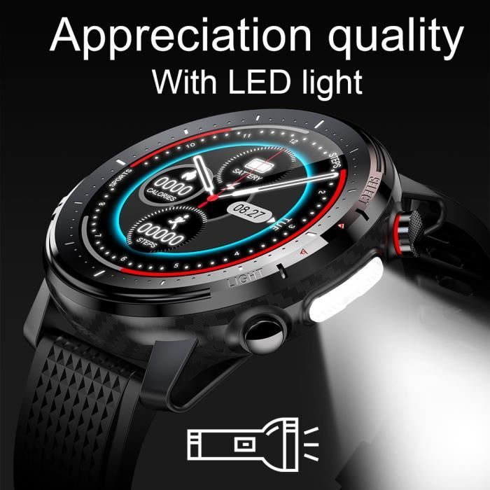 Montre connect e TIMEWOLF montre intelligente hommes IP68 tanche