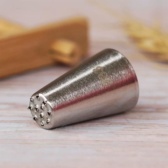 Set De 8 Douilles à Pâtisserie Professionnelles En Inox - Grosses Douilles Pour Poche à Douille - Réutilisable, Lave-vaisselle