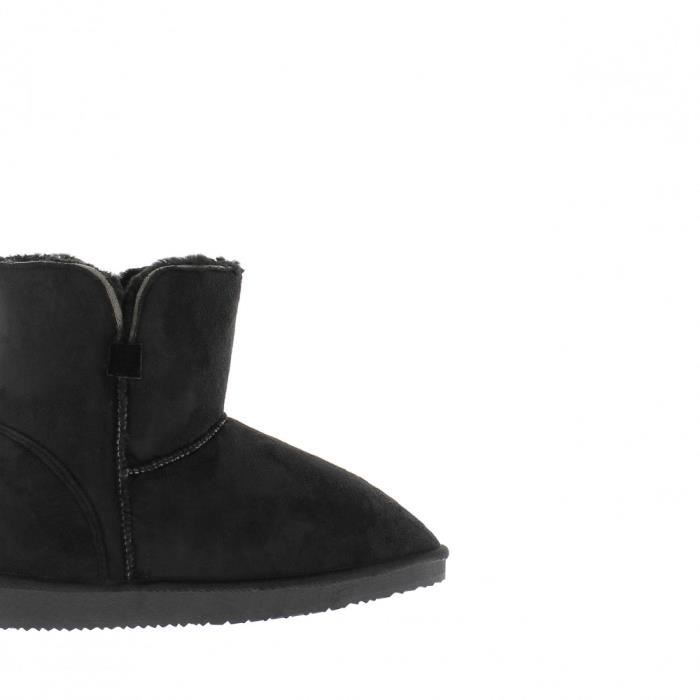 MUUK Bottines pour femme UTAH Noir Femme Noir Cdiscount Chaussures