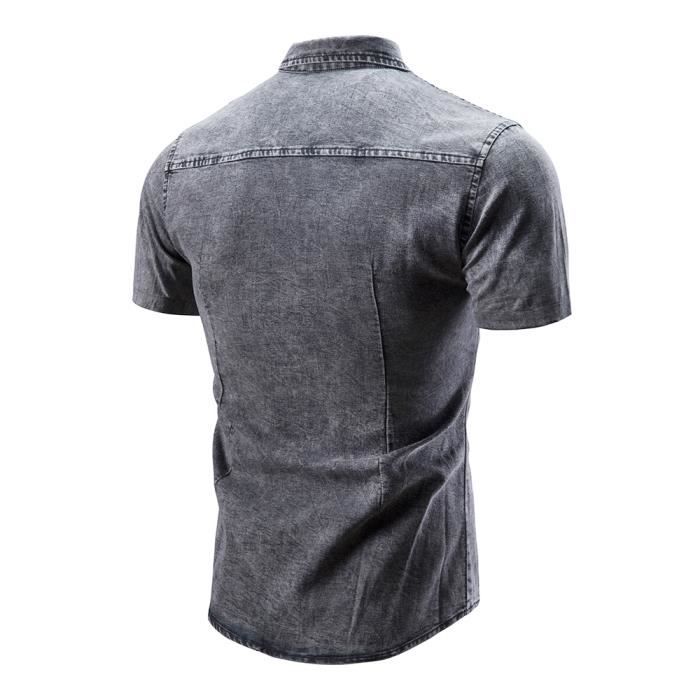 Chemisette en jean homme sale
