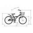 Panier de frein à rétropédalage de vélo pour enfants à partir de 6 ans BMX 20 pouces Vélo par SaintBaby Red 03-3