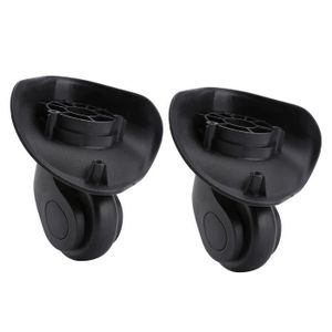 Roue De Rechange Valise 43 Mm X 18 Mm – Double Roulement, Silencieuse Et Robuste (Noir)
