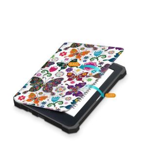 Coque Rabattable En Simili Cuir Pour Liseuse Kobo Nia - Marque Kwmobile - Neuf