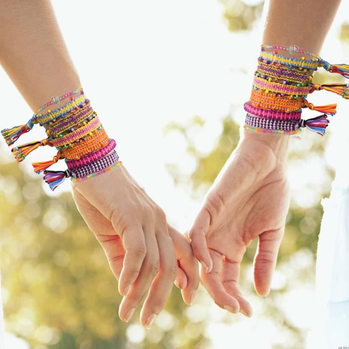 Kit de bracelet d'amitié pour fabriquer les meilleurs bracelets d