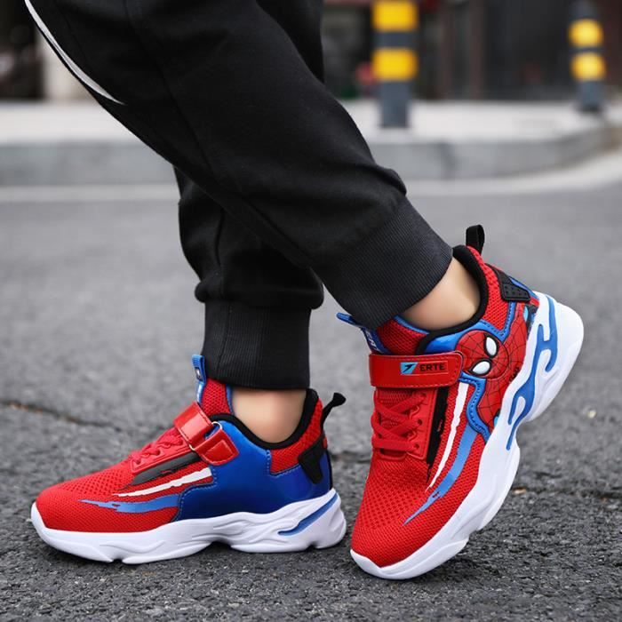 Basket Enfant Sport Enfants Chaussure Course Enfants Chaussures Garcon Fille Rouge Cdiscount Chaussures