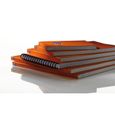 OXFORD Bloc-Notes agrafé - 32 cm x 21 cm x 0,7 cm - 160 pages - 80g - Orange-4