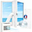 Kit Fenêtre Climatiseur Mobile (400 CM) Modèle 2026 [Marque ] Joint de Fenêtre - Tissu de Calfeutrage Fenetre MODÈLE 2026