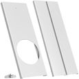 Kit glissière fenêtre climatiseur mobile réglable - Léger robuste conduit évacuation unité portable salon chambre PIQUET D'ATTACHE