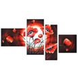 Bilderdepot24 Coquelicot M9 Tableau Peinture Achat Vente Tableau Toile Cdiscount