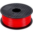 Filament PLA 1,75 mm 1kg  Pour imprimante 3D | Filament Rouge  Impression en 3D-0