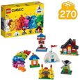 LEGO 11008 Classic Briques et maisons Ensemble de construction, Jouets préscolaires pour enfants de 4 ans et plus avec 6 1100-0