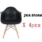 Lot de 4 Chaises de Salle à Manger DAW - Noir - Style Scandinave - Marque DORAFAIR