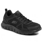 Basket Homme - SKECHERS - TRACK-SCLORIC NEGRA - Tige Textile - Semelle Mousse Mémoire - Couleur Noire