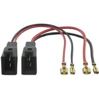 2 Cables adaptateurs haut-parleur - Audi / Ford / Landrover / Mercedes / Opel / Renault / Seat / Skoda / VW