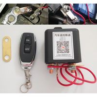 Fusible Voiture,Interrupteur de batterie de voiture universel,12V,200a,relais intégré,télécommande sans fil[B919729347]