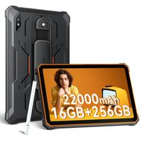 Blackview Active 8 Pro Tablette Robuste Écran10.36"FHD+/IPS,8GB+256GB, Batterie 22000mAh,16MP+48MP-Orange