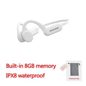 CASQUE - ÉCOUTEURS blanc 8g sd ipx8-Écouteurs sans fil Bluetooth TWS 