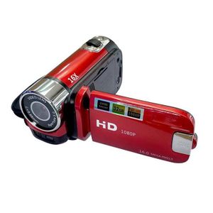 CAMÉSCOPE NUMÉRIQUE Prise britannique rouge-Caméra vidéo Portable Full