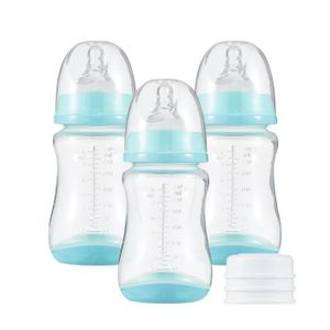 BIBERON  Biberon de stockage en silicone pour lait maternel - Baby HI-Juste - 3pcs 240ml Vert