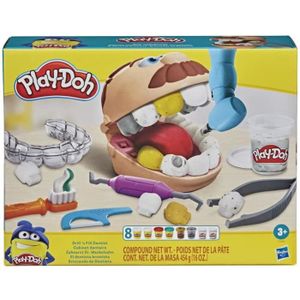 DOCTEUR - VÉTÉRINAIRE Play-Doh Cabinet Dentaire pour Enfants avec 8 Pots