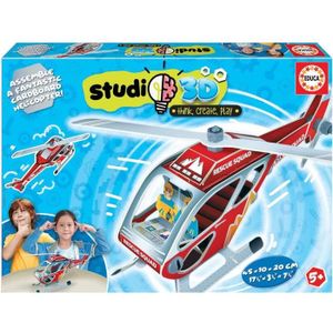 PUZZLE EDUCA - Puzzle - Studio 3D Hélicoptère