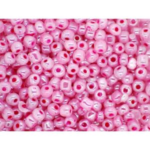 x 20g Perles de Rocaille 4mm blanc opaque brillant