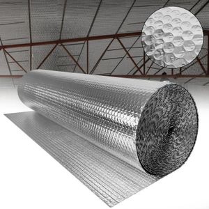 Isolant Thermique Réfléchissant en Aluminium - 2 Rubans Adhésifs Thermiques  pour Radiateur Murs Toit Volet Porte Garage Van (5 A96 - Cdiscount Auto